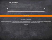 Tablet Screenshot of elite-escort.de
